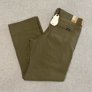 Prana Zion II Mens 35x30 Slate Green Cargo Stretch Relaxed Gorpcore Pants New